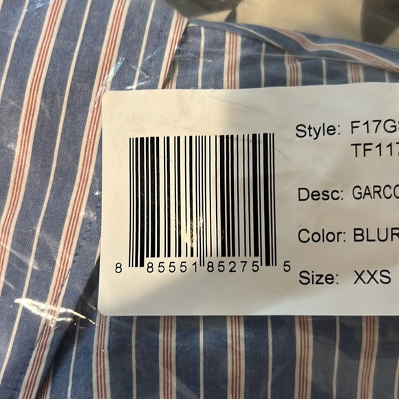 TIBI Garcon Stripe Easy Shirt - Picture 6 of 6